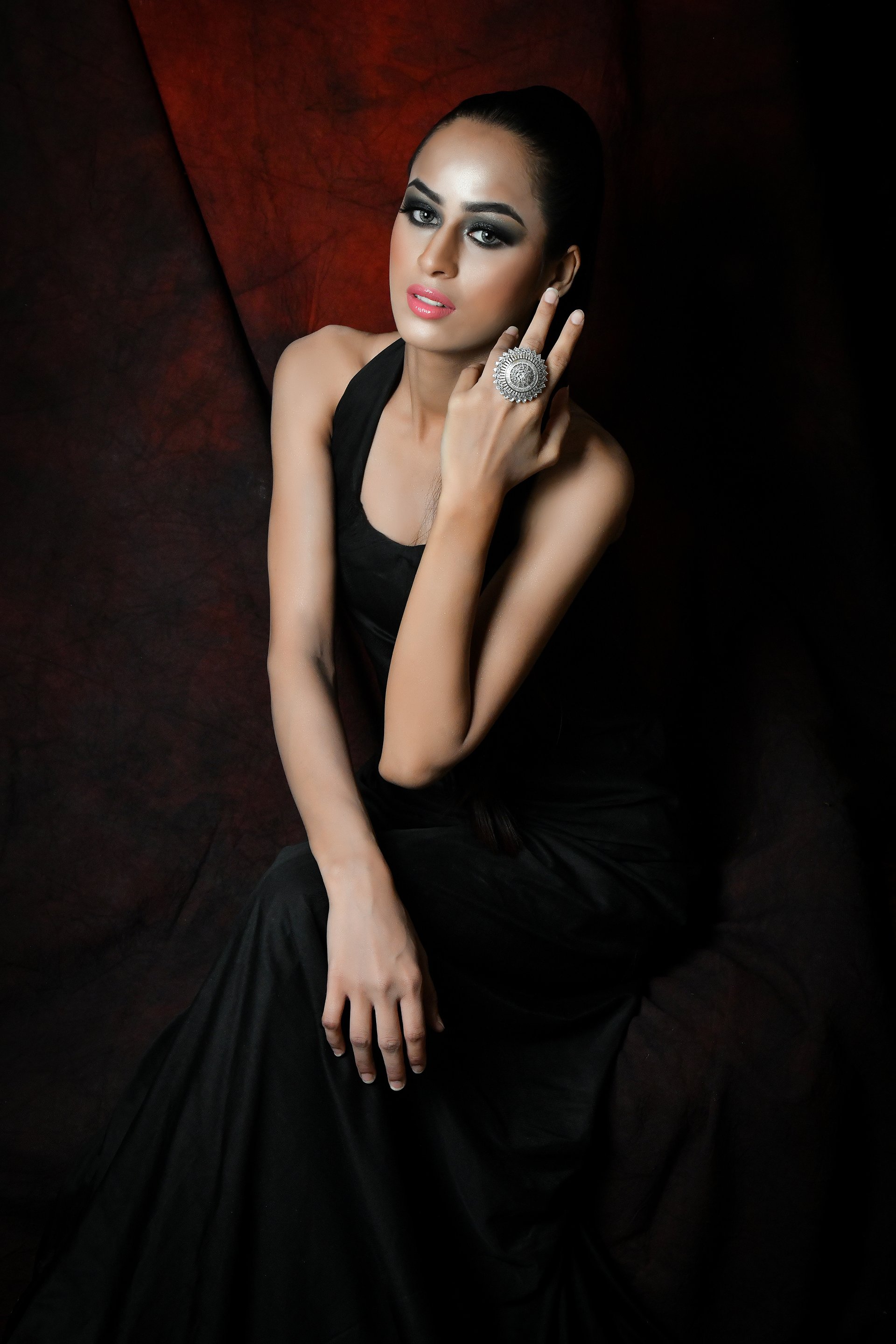 Bridal portrait by Loyal Makeup Studio